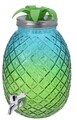Ital adagoló Beverage, 4,7 l, üveg, zöld/kék