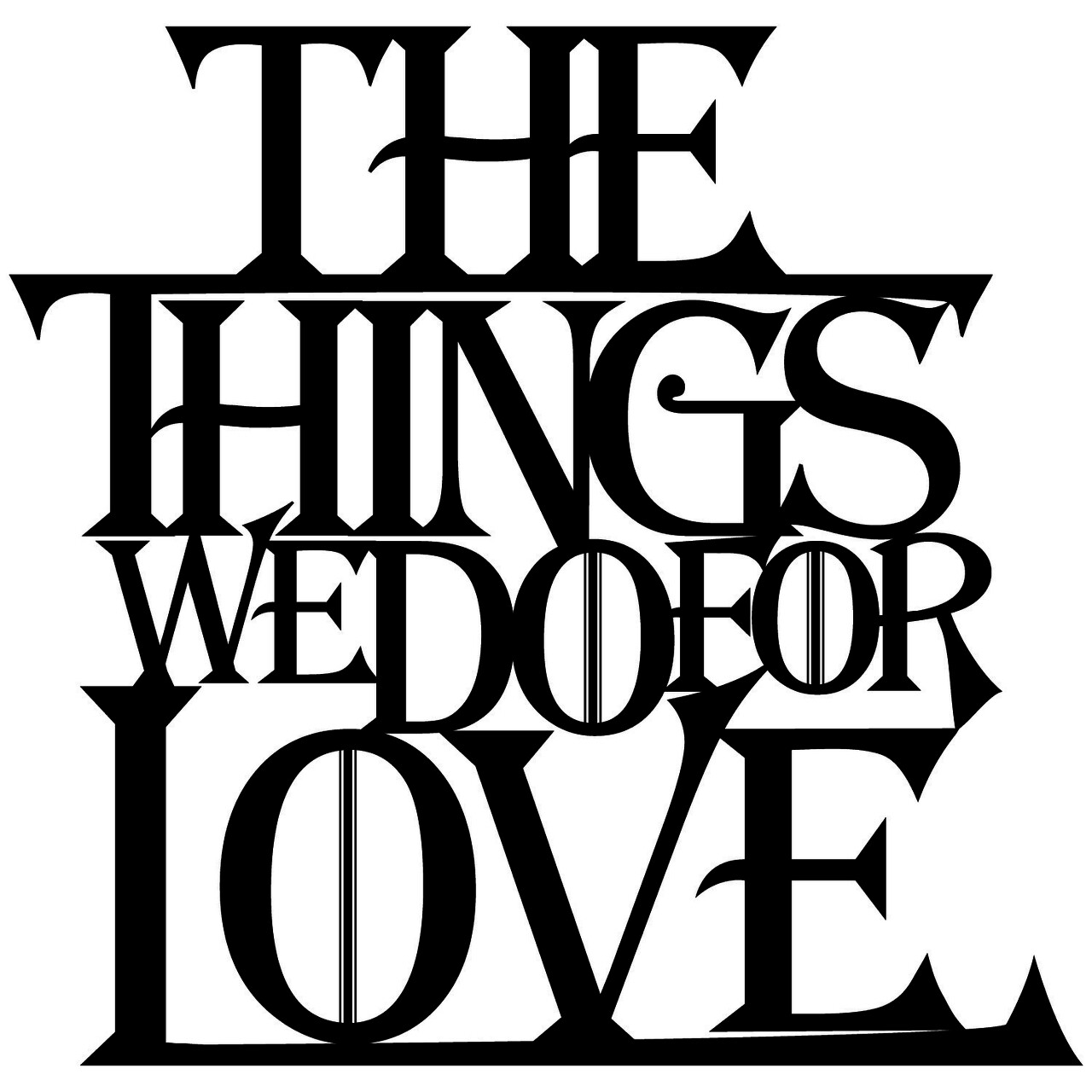 The Things We Do For Love Fali dekoráció, Tanelorn, 61x59 cm, fém