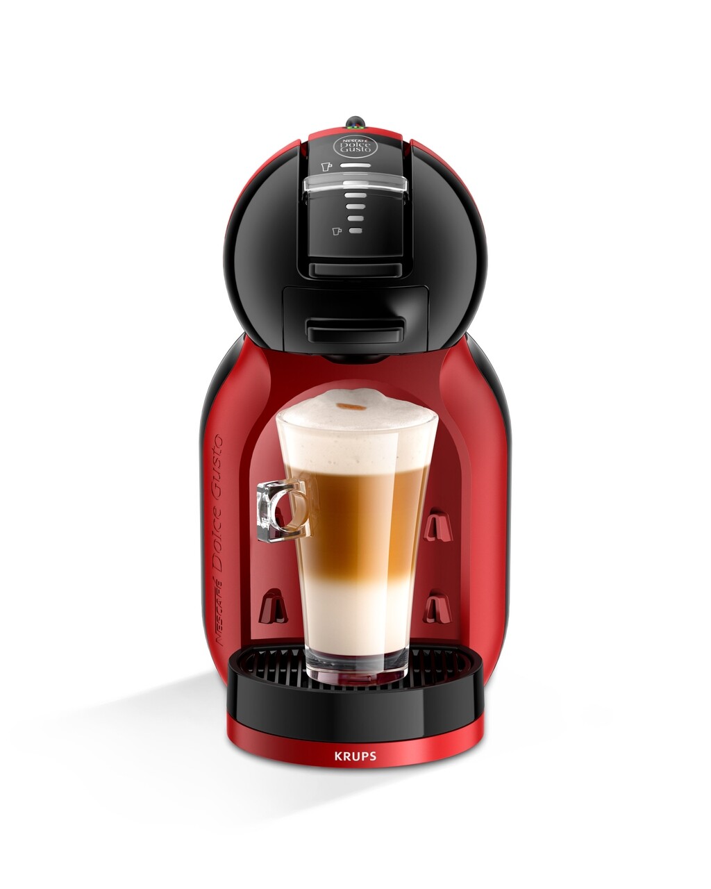 Krups kávéfőző, dolce gusto mini me, 1500 w, 15 bár, 0.8 l tároló űrtartalma, piros, fekete