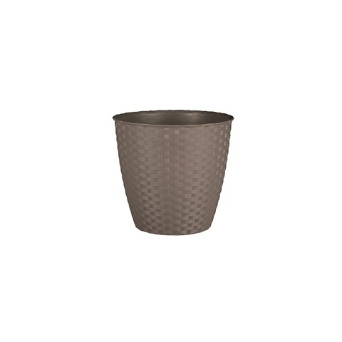 Rattan Virágcserép 14 cm, szürke