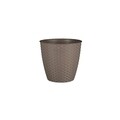 Rattan Virágcserép 14 cm, szürke