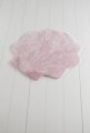 Covoras de baie, Chilai, Shell - Pink, Ø90 cm