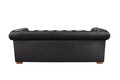 Oxford Chesterfield Kihúzható kanapé, 88x216x75 cm, 3 személyes, grafit szürke