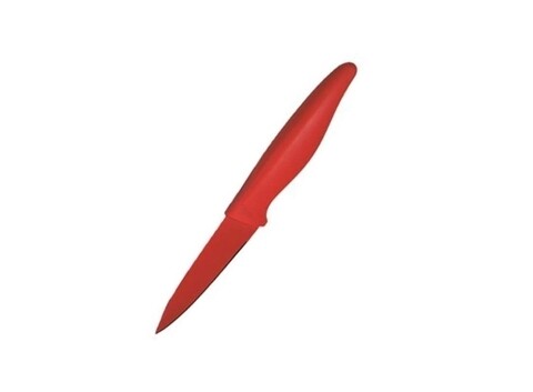 Jocca tisztító kés, 7,5 cm, rozsdamentes acél / polipropilén, tapadásmentes, piros
