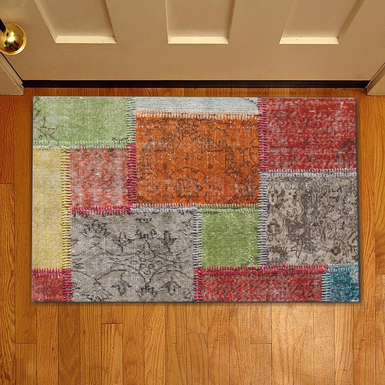 Patches Bejárati szőnyeg, Casberg, 38x58 cm, poliészter