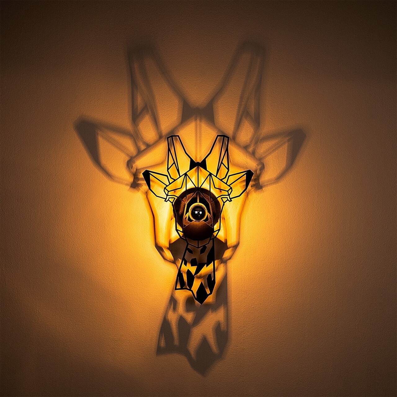 Shadow Fali Lámpa, 584-A, E27, 100 W, Fém/MDF, Fekete