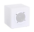 LED lámpa Bluetooth hangszóróval, Bizzotto Cube, 7 szín, USB kábel + távirányító, 15x15x15 cm, 15x15x15 cm