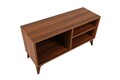 Zisino Walnut TV Komód, Kalune Design, 100x35x54 cm, barna