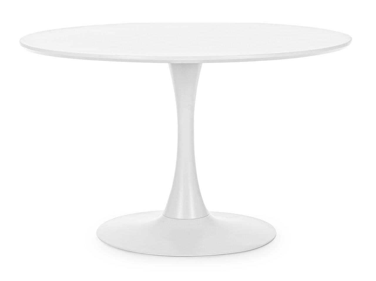 Bloom asztal, bizzotto, ø120  x 75 cm, otel/mdf, fehér