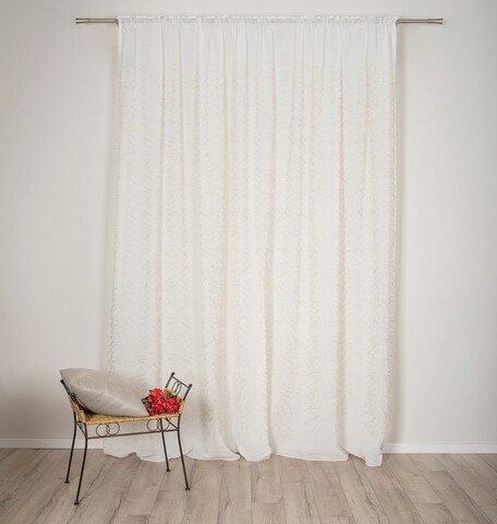Mendola Interior függöny, acél, 300x260 cm, poliészter, aranyszín