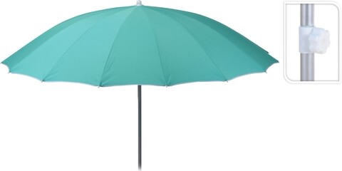 Shanghai esernyő, Ø240x225 cm, poliészter, mentazöld