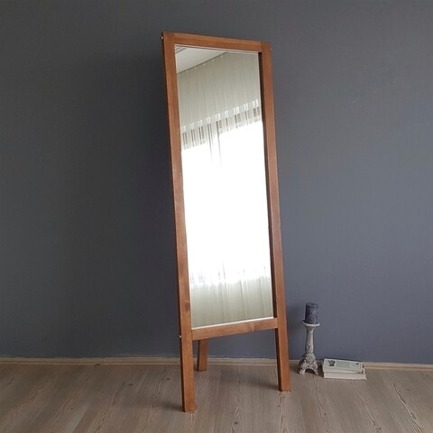 Cheval A42 padló tükör, Neostill, 55 x 3,2 x 170 cm, tömörfa, dió