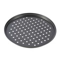Vanora Pizza tálca, Ø28 cm, szénacél, fekete