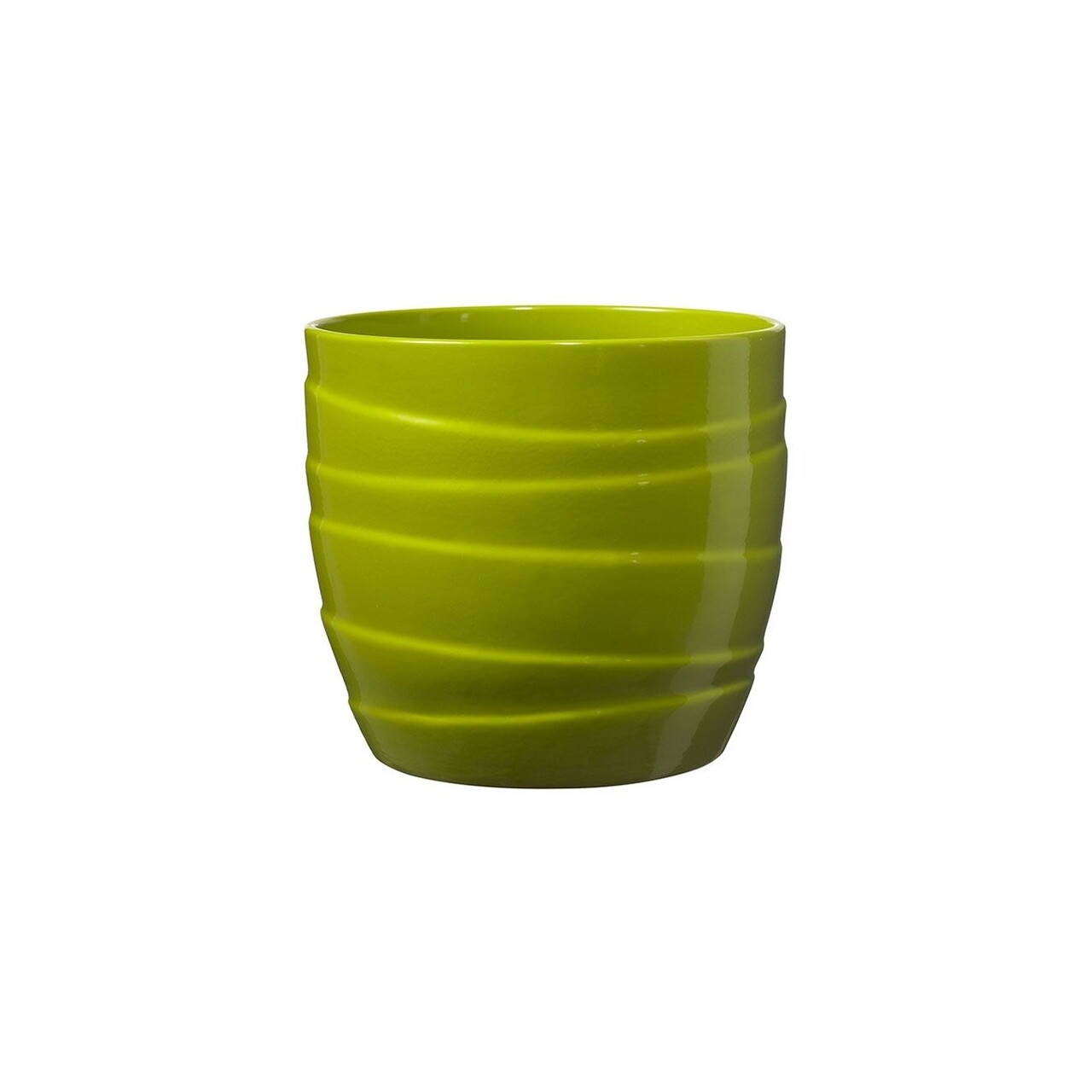 Ghiveci Barletta, ceramica, 16 cm, verde