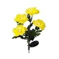 Flower kerti lámpa, Lumineo, 25x20x63 cm, 4 LED, sárga