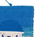 Santorini House Fali dekoráció, Creaciones Meng, 40x50 cm, juta
