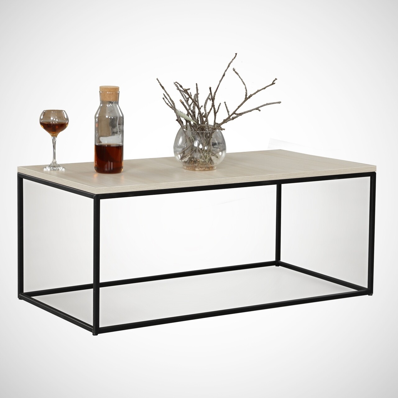 Cosco Oak Dohányzóasztal, Comforty, 95x55x43 cm, tölgyszín