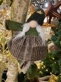 Gnome girl w dress Dísz, 24x8x43 cm, plüss, színes