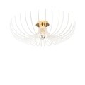 Plafoniera Aspendos N-640, Noor, 16 x 56 cm, 1 x E27, 100W, alb