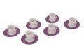 Kutahya Porselen Kávés készlet, RU12KT4309724, 12 darabos, porcelán