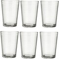 6 pohár készlet Ginga, Nadir, 280 ml, üveg, átlátszó