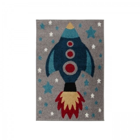 Play Days Rocket Multi szőnyeg 80x120 cm, 100% polipropilén, többszínű