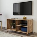 Zisino Pine TV Komód, Kalune Design, 100x35x54 cm, barna