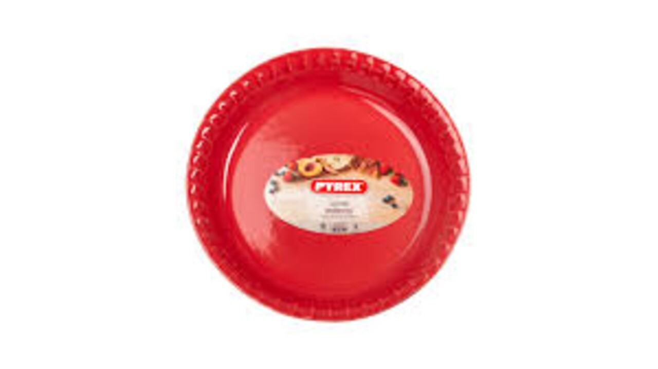 Kerek edény, Pyrex, Supreme Color Red, 25 cm Ø, kerámia, piros