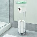 Classico Plus WC-papír tartó, iDesign, 18,5x16,5x61 cm, acél