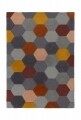 Kézzel készített szőnyeg Modern Munro Rust Multi, Flair Szőnyegek, 160 x 230 cm, 100% gyapjú, többszínű
