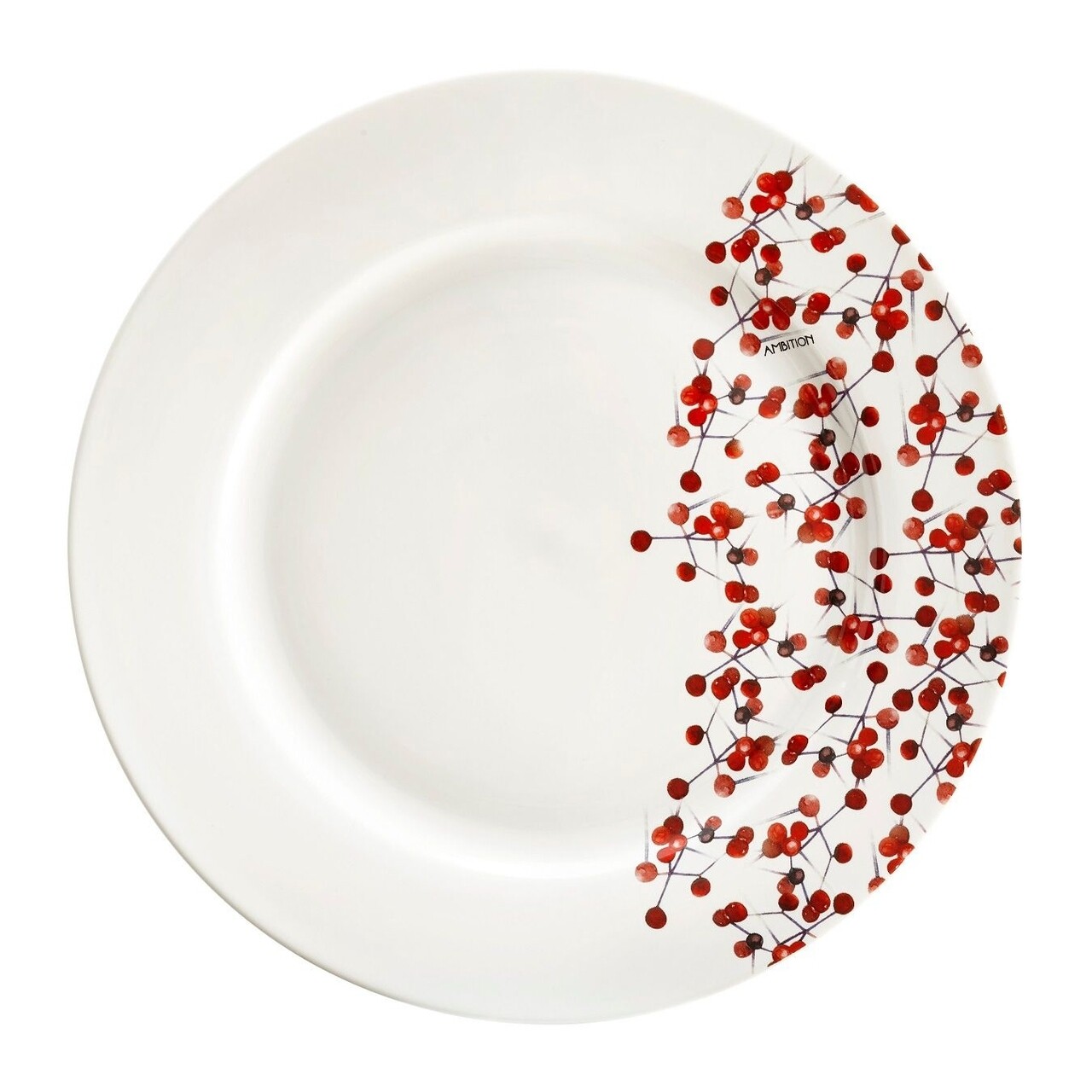 Holly lapos tányér, Ambition, 27 cm, porcelán