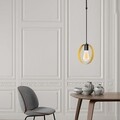 Opviq Halka csillár, 20x113 cm, E27, 100 W, fekete / arany