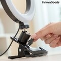 InnovaGoods Lumahoop Kör alakú LED szelfi lámpa, 26 cm, USB