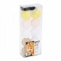 Yellow Fénydekoráció 10 LED-el, Heinner Home, 180 cm, műanyag, fehér/sárga