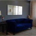 Oglinda decorativa A305Y, Neostill, 65 x 130 cm, argintiu