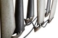 Decoratiune de perete 3D Regata, Mauro Ferretti, 119x3x51 cm, fier