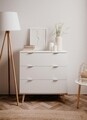 Fiók, Finori, Goteborg 1, 79,8 x 86,5 x 40 cm, PAL / MDF, sonoma / fehér