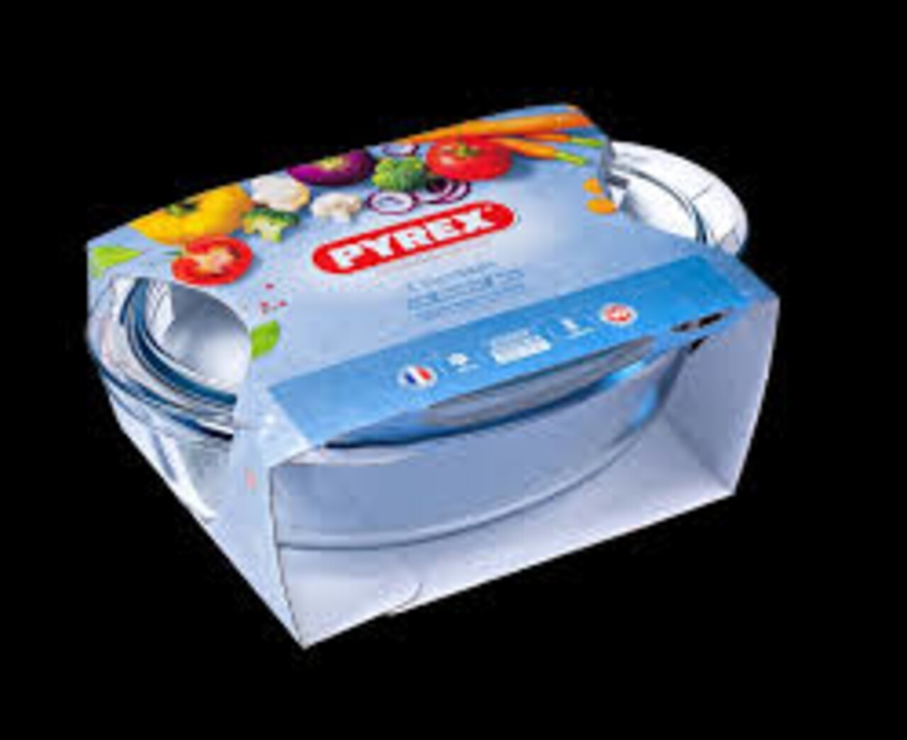 Pyrex Essentials Ovális Sütőtál, 3 + 1 L, Boroszilikát üveg