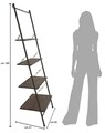 Stairs Raw Polcegység, Mauro Ferretti, 65x41x180 cm, vas, barna/fekete