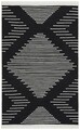 Kilim szőnyeg 2 oldallal, Arya 15 Black, Baketo, 100% újrahasznosított pamut, 160x230 cm