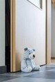 Bear, Banquet Ajtótámasz 15x15x28 cm, textil/homok