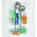 Függesztett fürdőszobai rendszerező zuhanyfejhez Basic, iDesign, 25,5x12x52 cm, rozsdamentes acél