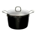 Berlinger Edény fedővel tésztafőzéshez, Black Royal Collection, 24 cm Ø, 6 L, kovácsolt alumínium