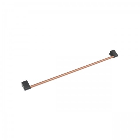 City Copper akasztórúd, Metaltex, 60 cm, műanyag / fém / polytherm burkolat, réz