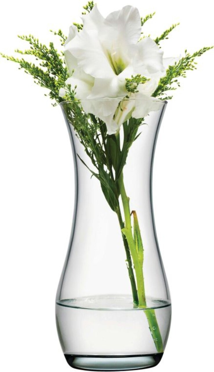 Flora Váza, Pasabahce, 25.5 cm, üveg, áttetsző