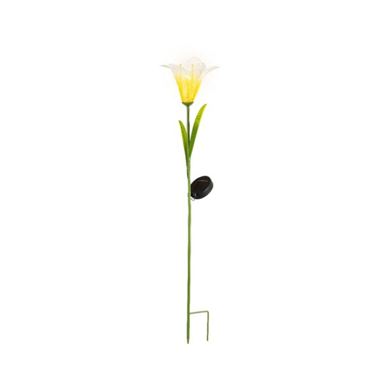 Lily Kerti Lámpa, Lumineo, 17x17x82.5 Cm, Fém, Fehér/sárga