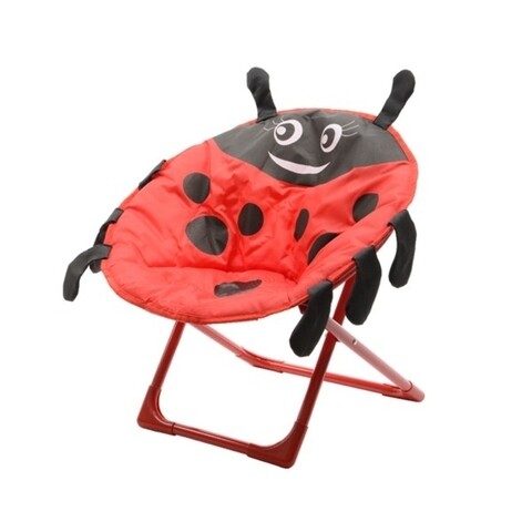 Gyermek kerti szék, Decoris Ladybug, 52x42x48 cm, piros / fekete