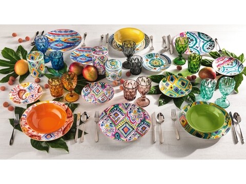 18 részes étkészlet, Samba, Brandani, porcelán