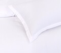 Bedora Egyszemélyes ágynemű, Bleach White Plain, 400 TC, 150x240 cm, 100% pamut, fehér