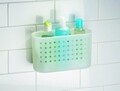 Basic fürdőszobai kiegészítő tartó, iDesign, 26x10,5x16,5 cm, tapadókorongokkal